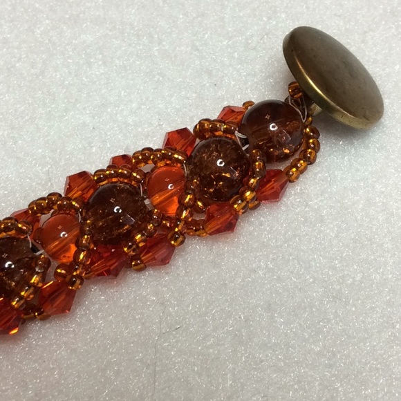 FINAL SALE PRICE Handmade CL Designs Rich Tones Bracelet - Picture 4 of 4